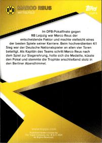Marco Reus - Topps Borussia Dortmund Team Set DFB-Pokalsieger 2021-22, Nr. CUP-5 – Insert