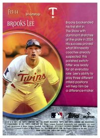 Brooks Lee - Topps Chrome Fortune 15 2025, Nr. F15-14 – Rookie Card