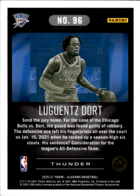 Luguentz Dort - Panini Illusions Base Set 2020-21, Nr. 96