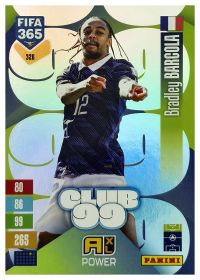 Bradley Barcola - Panini Adrenalyn XL FIFA 365 Club 99 2026-27, Nr. 326 – Insert