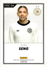 Elisa Senß - Panini DFB-Frauen Team-Set FOC 2025, Nr. FOC-24 – Insert