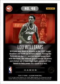 Lou Williams - Panini Illusions Base Set 2020-21, Nr. 46