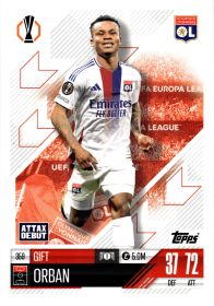 Gift Orban - Topps Match Attax UEFA Club Competitions Attax Debutant 2024-25, Nr. 368