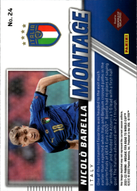 Nicolò Barella - Panini Mosaic FIFA Road to World Cup Montage 2021-22, Nr. 24 – Insert