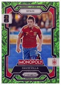 David Villa - Panini Prizm Monopoly FIFA World Cup Base Set 2026, Nr. 44 – Green Wave