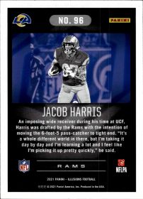 Jacob Harris - Panini Illusions Base Set 2021, Nr. 96 – Rookie Card