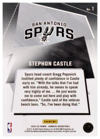 Stephon Castle - Panini Donruss Great X-Pectations 2024-25, Nr. 1 – Rookie Card