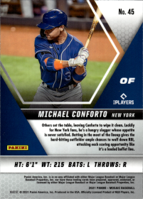 Michael Conforto - Panini Mosaic Base Set 2021, Nr. 45