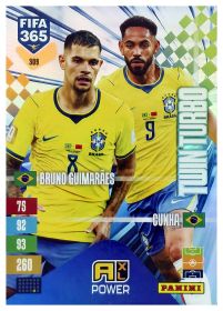 Bruno Guimarães / Matheus Cunha - Panini Adrenalyn XL FIFA 365 Twin Turbo 2026-27, Nr. 309 – Insert