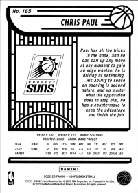 Chris Paul - Panini Hoops Base Set 2022-23, Nr. 165