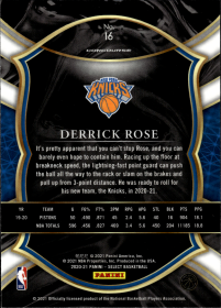 Derrick Rose - Panini Select Concourse 2020-21, Nr. 16