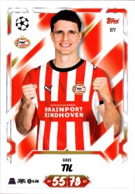 Guus Til - Topps Match Attax UEFA Club Competitions Base Set 2026-27, Nr. 377