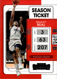 Bradley Beal - Panini Contenders Season Ticket 2021-22, Nr. 71