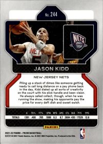 Jason Kidd - Panini Prizm Base Set 2021-22, Nr. 244