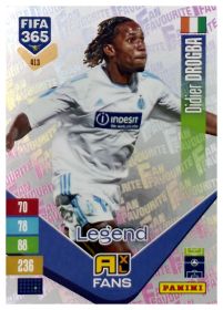 Didier Drogba - Panini Adrenalyn XL FIFA 365 Fan Favourites 2026-27, Nr. 413 – Insert