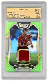 2016 Panini Select - Thomas Müller - Select Swatches Neon Green 35/60 - SS-TM