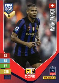 Manuel Akanji - Panini Adrenalyn XL FIFA 365 Base Set 2026-27, Nr. 73
