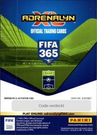 Hugo Ekitike - Panini Adrenalyn XL FIFA 365 Fan Favourites 2026-27, Nr. 411 – Insert