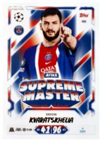 Khvicha Kvaratskhelia - Topps Match Attax UEFA Club Competitions Attax Supreme Master 2026-27, Nr. 490