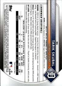 Tarik Skubal - Topps Bowman Chrome Base Set 2025, Nr. 95 – Mojo Refractor