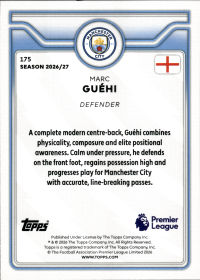 Marc Guéhi - Topps Flagship Premier League Base Set 2026-27, Nr. 175