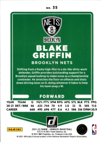 Blake Griffin - Panini Donruss Base Set 2021-22, Nr. 35