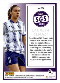 Laureta Elmazi - Panini Frauen-Bundesliga TC Collection Base Set 2025-26, Nr. 65