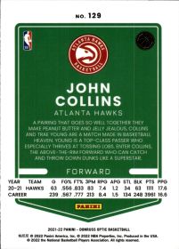 John Collins - Panini Donruss Optic Base Set 2021-22, Nr. 129