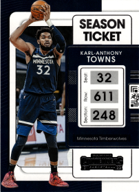 Karl-Anthony Towns - Panini Contenders Season Ticket 2021-22, Nr. 15
