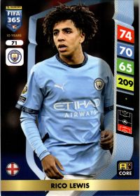 Rico Lewis - Panini Adrenalyn XL FIFA 365 Base Set 2025, Nr. 71