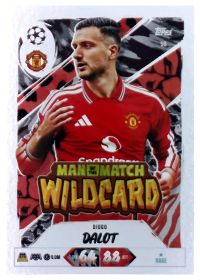 Diogo Dalot - Topps Match Attax UEFA Club Competitions Man of the Match Wildcard 2026-27, Nr. 59