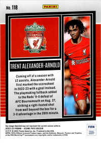Trent Alexander-Arnold - Panini Score FIFA Base Set 2022-23, Nr. 118
