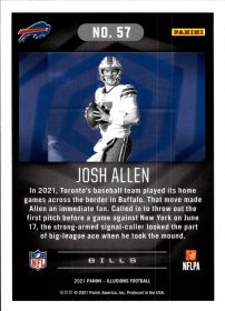 Josh Allen - Panini Illusions Base Set 2021, Nr. 57