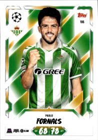 Pablo Fornals - Topps Match Attax UEFA Club Competitions Base Set 2026-27, Nr. 195