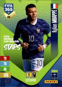 Kylian Mbappé - Panini Adrenalyn XL FIFA 365 FIFA World Cup 2026 Stars 2026-27, Nr. 225