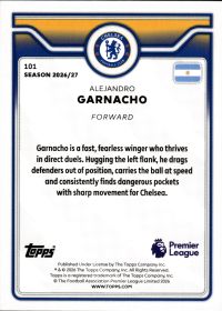 Alejandro Garnacho - Topps Flagship Premier League Base Set 2026-27, Nr. 101
