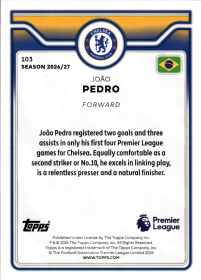 João Pedro - Topps Flagship Premier League Base Set 2026-27, Nr. 103
