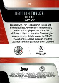 Kenneth Taylor - Topps UEFA Club Competitions Base Set 2025-26, Nr. 127 – Diamante