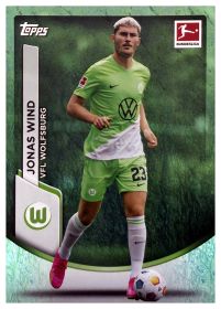 Jonas Wind - Topps Chrome Bundesliga Base Set 2023-24, Nr. 100