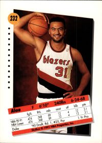 Alaa Abdelnaby - SkyBox Base Set 1991-92, Nr. 232