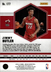 Jimmy Butler - Panini Mosaic Base Set 2020-21, Nr. 177