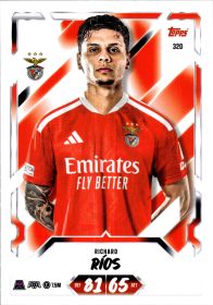 Richard Ríos - Topps Match Attax UEFA Club Competitions Base Set 2026-27, Nr. 320
