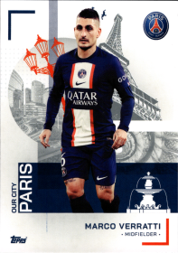 Marco Verratti - Topps Paris Saint-Germain Official Team Set 2023-24, Nr. 30
