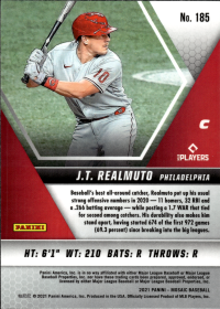 J.T. Realmuto - Panini Mosaic Base Set 2021, Nr. 185