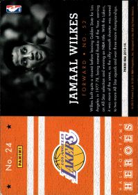 Jamaal Wilkes - Panini Hall of Fame Heroes 2013-14, Nr. 24