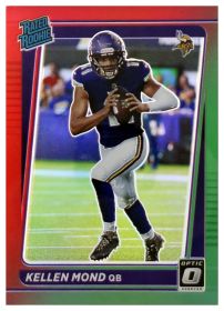 Kellen Mond - Panini Donruss Optic Rated Rookie Preview 2021, Nr. P-256 – Rookie Card, Red and Green