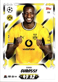 Serhou Guirassy - Topps Match Attax UEFA Club Competitions Base Set 2026-27, Nr. 238