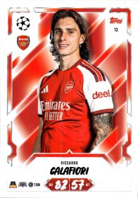 Riccardo Calafiori - Topps Match Attax UEFA Club Competitions Base Set 2026-27, Nr. 13