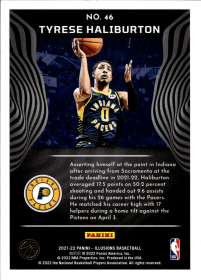 Tyrese Haliburton - Panini Illusions Base Set 2021-22, Nr. 46