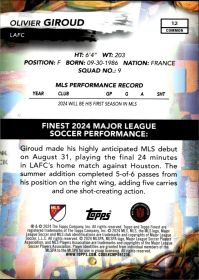 Olivier Giroud - Topps Finest MLS Base Set 2024, Nr. 12